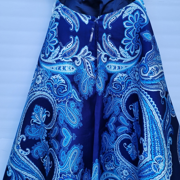 Dear Moon Satin High Low Dress Lace Back - Picture 9 of 10